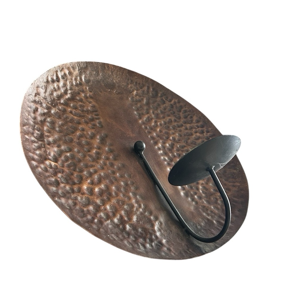 Farmhouse Rustic Copper large wall Sconce - Picture 2 of 3